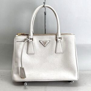 Sold! PRADA Galleria tote Saffiano leather Handbag, White